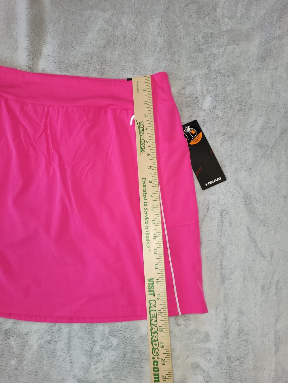HEAD Womens Large Pink Skorts Pockets Tennis Pickleball Golf Built-in Shorts - Picture 4 of 12